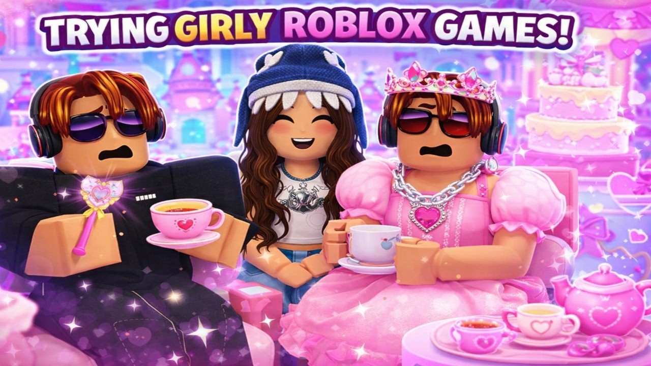 FORCING 2 guys to play GIRLY games on ROBLOX!!!