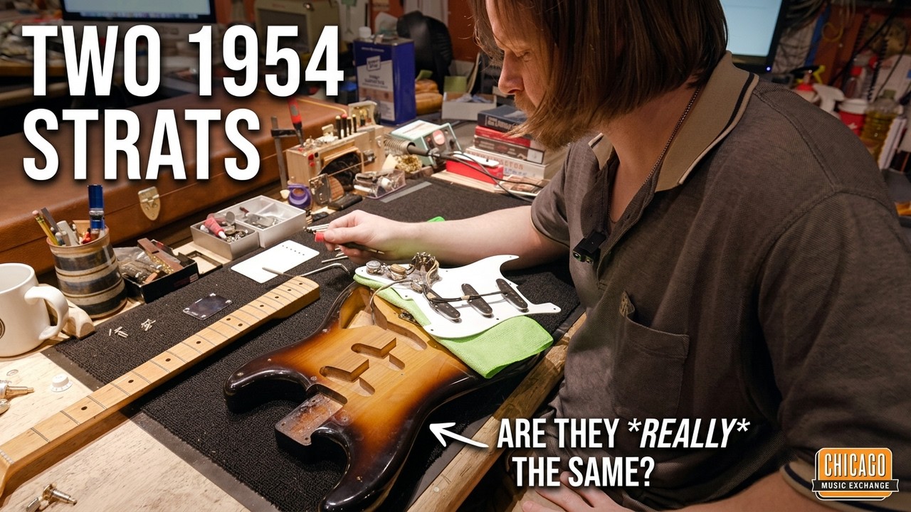 Inspecting TWO 1954 Fender Stratocasters!