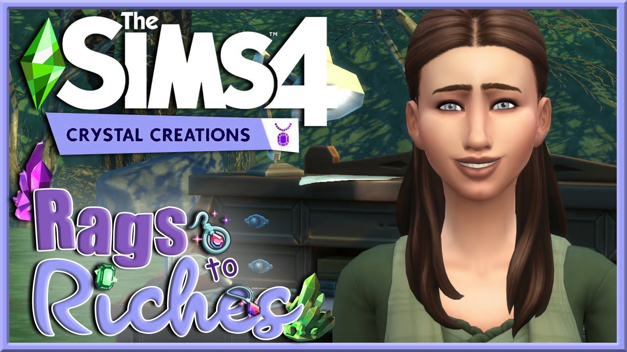 💎 Rags to Riches Challenge | The Sims 4 Crystal Creations | Part 2 💍