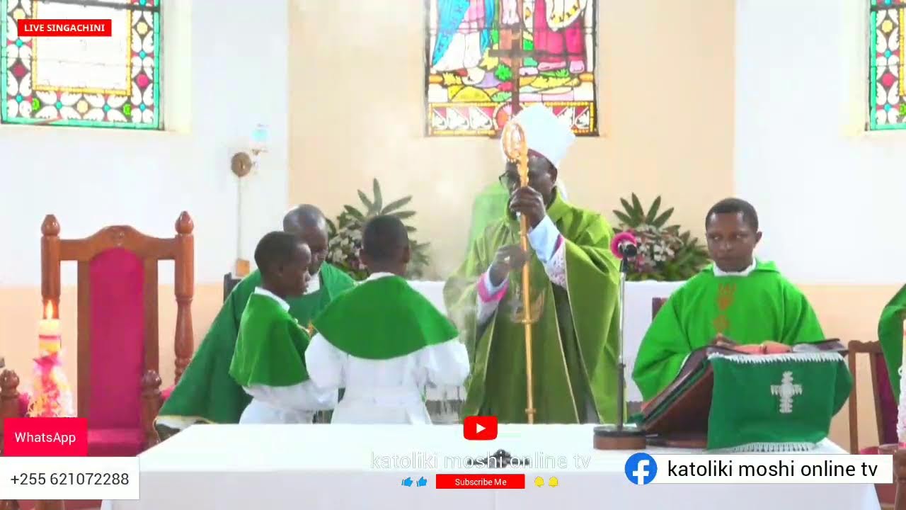 🔴#LIVE ADHIMISHO LA MISA TAKATIFU DOMINIKA NA KUMSIMIKA KAPILANO MPYA PD. JEREMIAH SHIO SINGACHINI