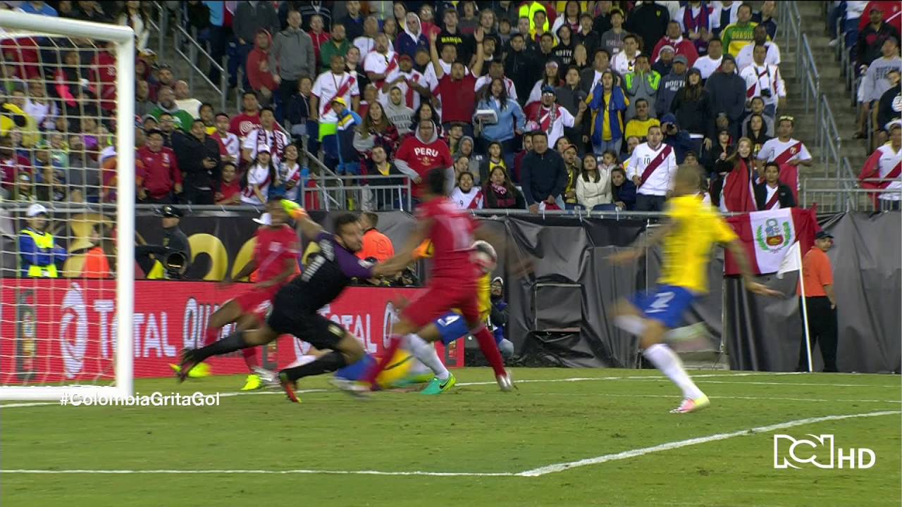 PERU 1 - 0 BRASIL - COPA AMERICA CENTENARIO 2016 - GOL DE RAUL RUIDIAZ