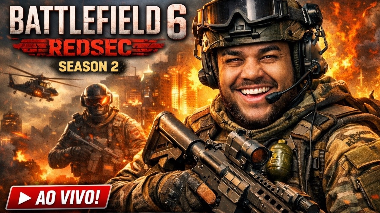 SEASON 2 CHEGOU NO BATTLEFIELD 6 REDSEC - JOGANDO DE SNIPER 🛑 ZEZIINN TÁ ON 🛑