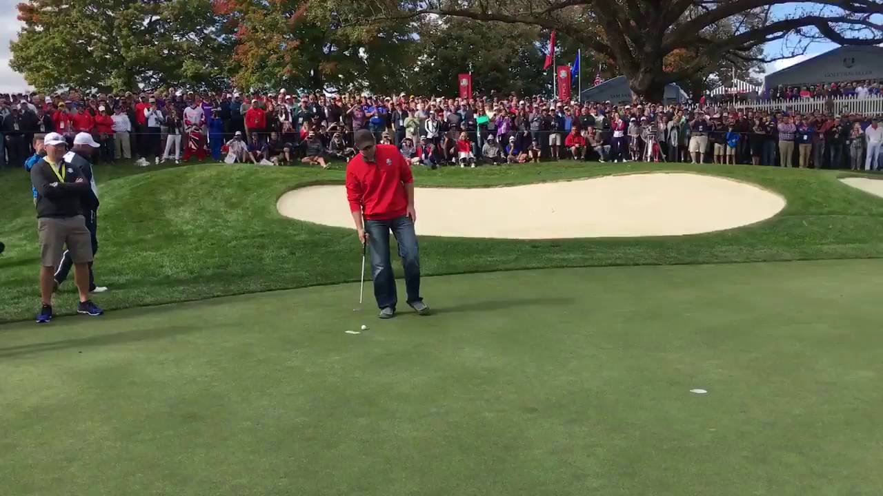 U.S. Fan Challenged by Rory McIlroy, Henrik Stenson, Justin Rose and Andy Sullivan | 2016 Ryder Cup