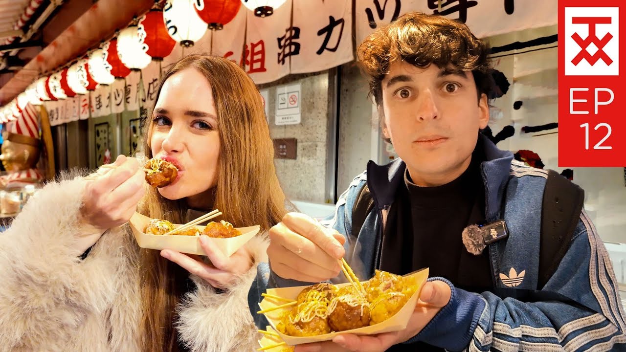 Comida callejera en Osaka - 大阪 | Ep. 12