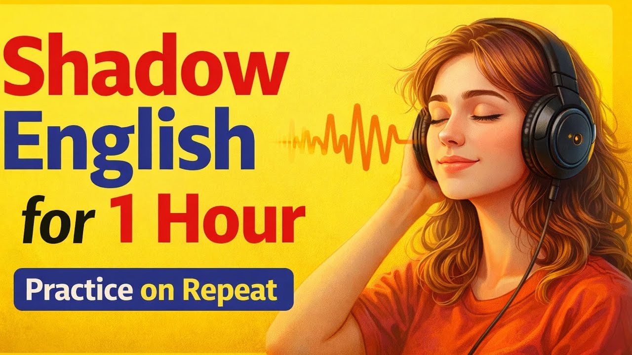 1-Hour Listening & Shadowing Practice | Daily Life Story for Listening Practice (A2–B1)