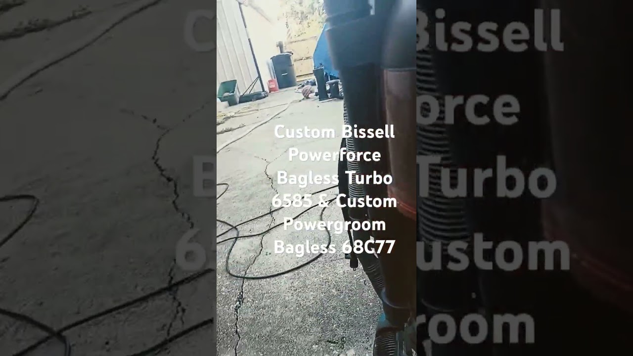 Custom Bissell Powerforce Bagless Turbo & Bissell Powergroom Bagless vacuum #vacuum #vacuumcleaner