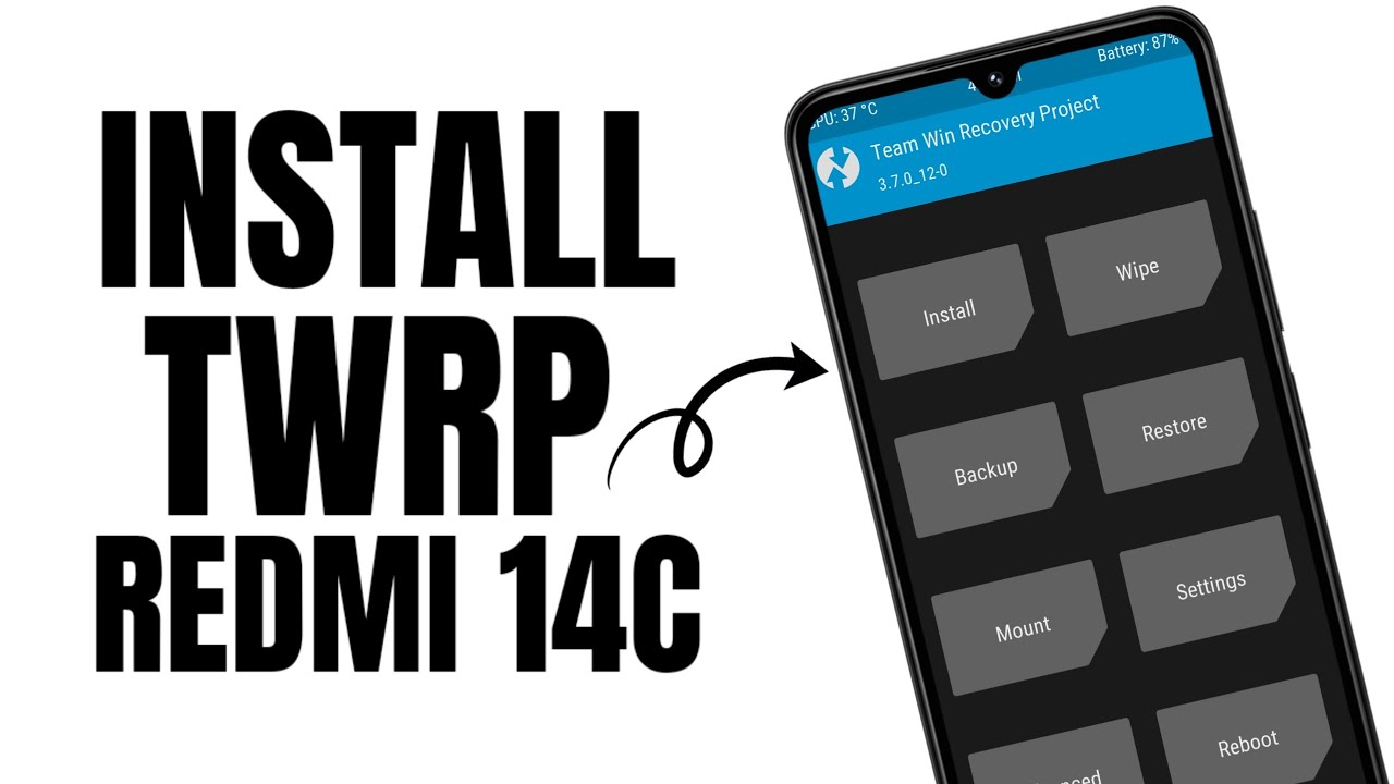 Install TWRP Custom Recovery on Redmi 14C | Full Guide | No Root | 2025