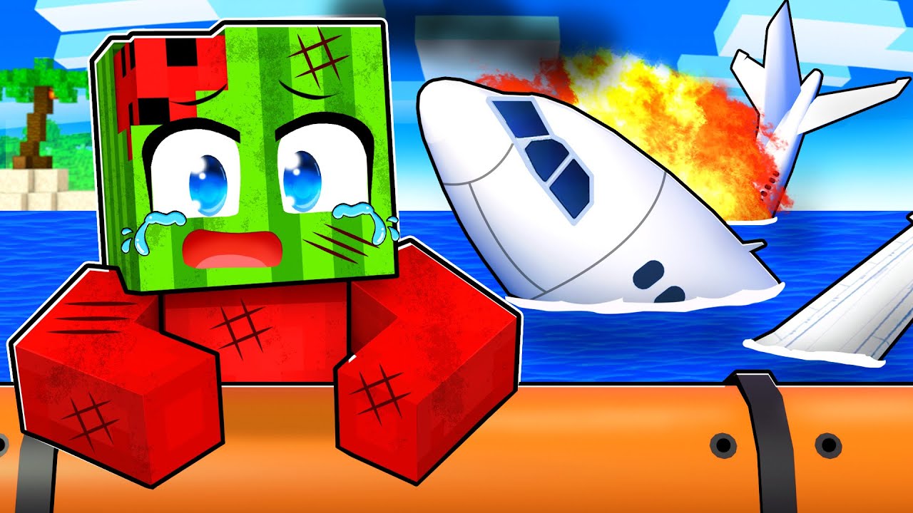 Выживание в АВИАКАТАСТРОФЕ в Minecraft!
