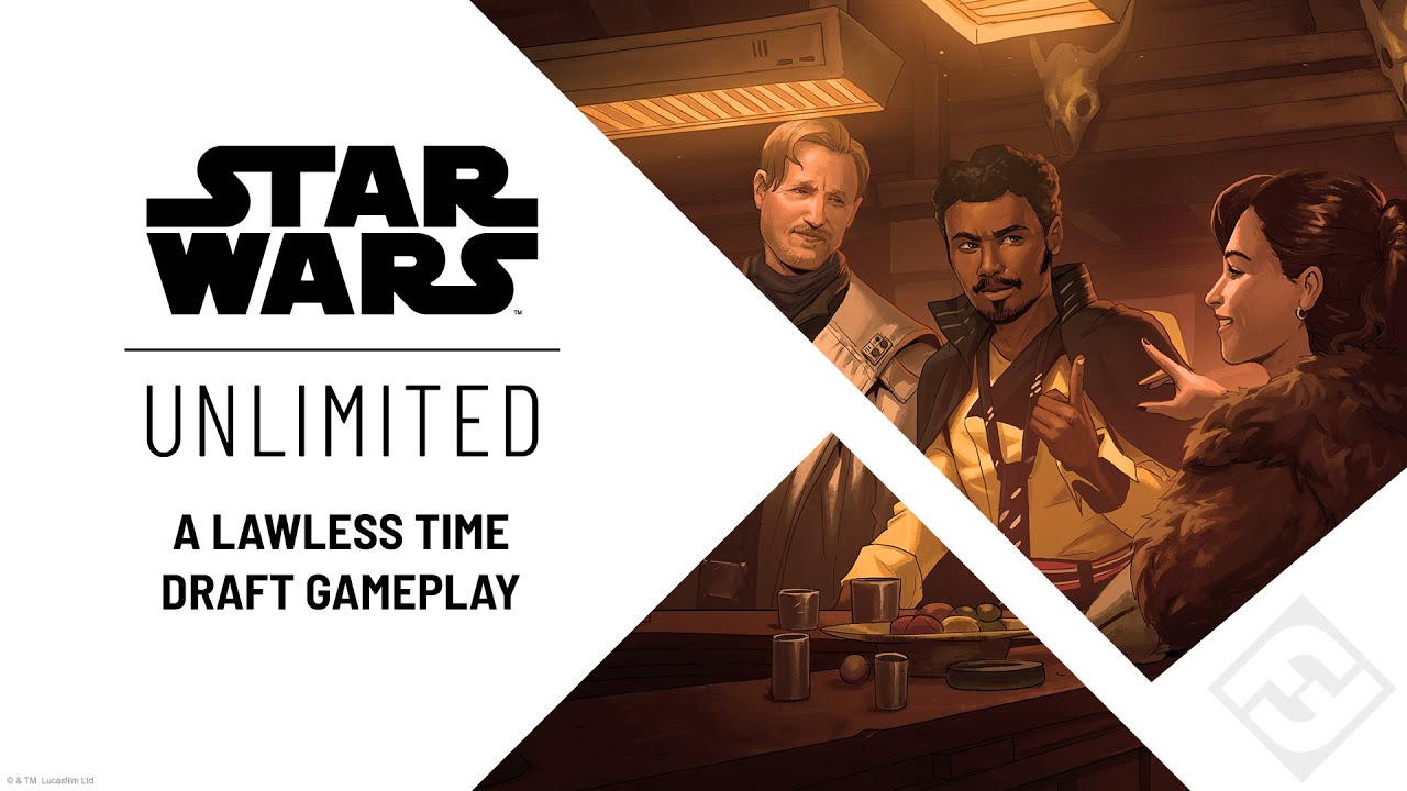 Star Wars: Unlimited – A Lawless Time Draft Gameplay