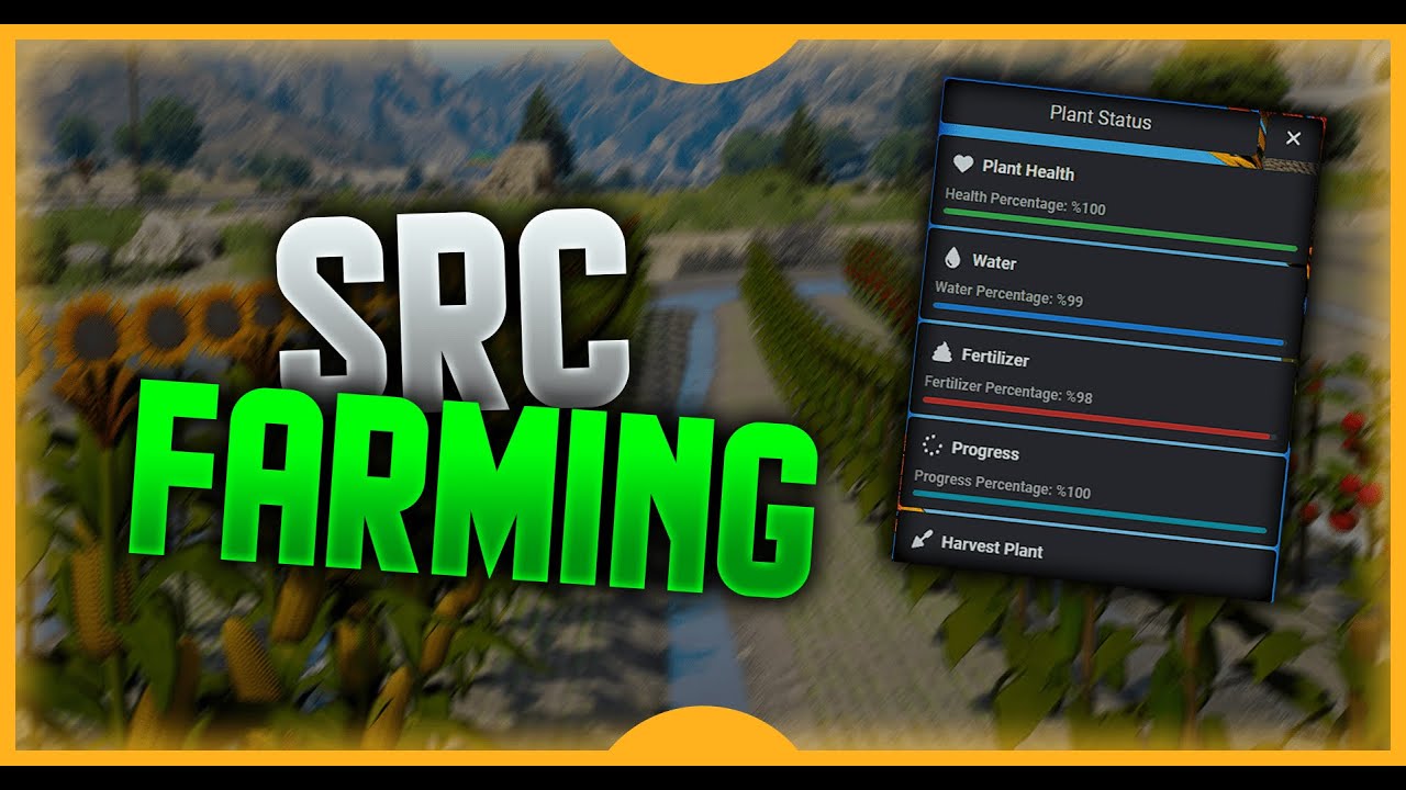 FiveM ADVANCED FARMING SCRIPT [QBCORE/ ESX]
