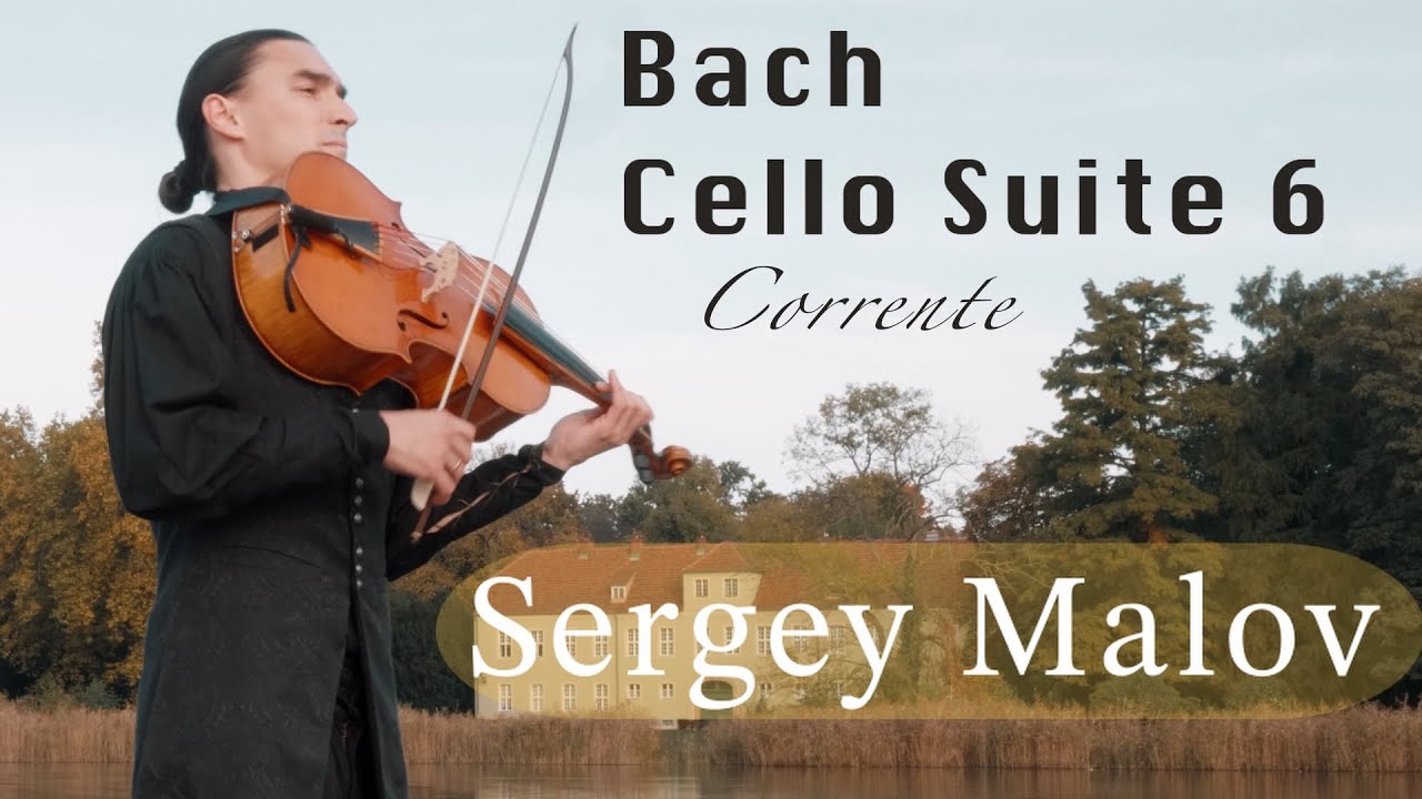 Bach Suite 6 Corrente played on Violoncello da Spalla by Sergey Malov