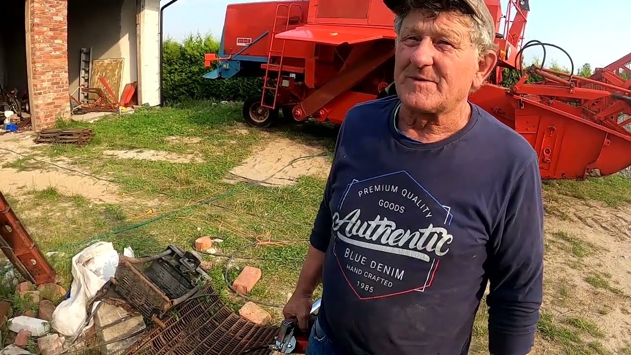 Kazimierz przyjechał Finalny przegląd Bizona przed wyjazdem na żniwa