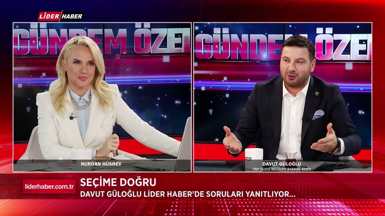 GÜNDEM ÖZEL | Konuk: Yeniden Refah Partisi Düzce Belediye Başkan Adayı Davut Güloğlu | 24.01.2024