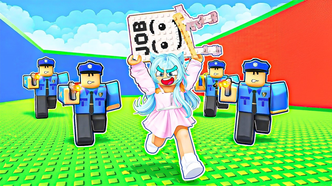 Kradniemy SEKRETNE BRAINROTY Złym Policjantom w Roblox
