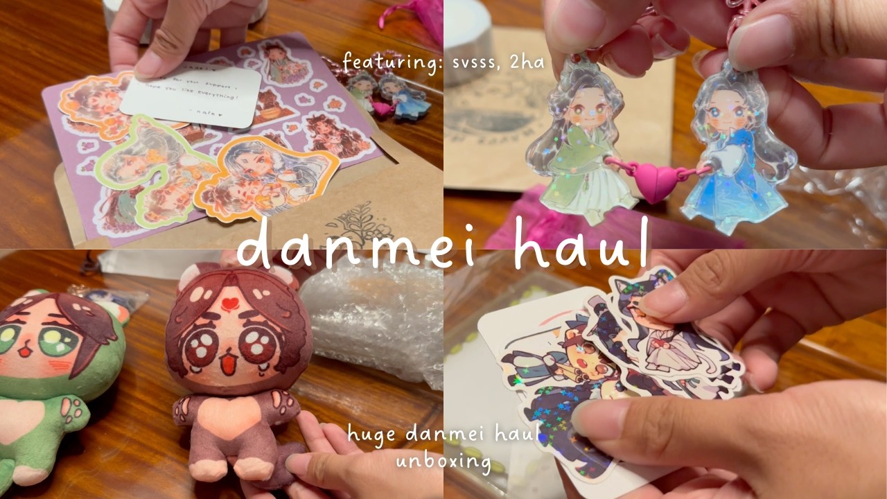 Huge Danmei Merch Haul - Unboxing | MXTX: svsss; meatbun: 2ha