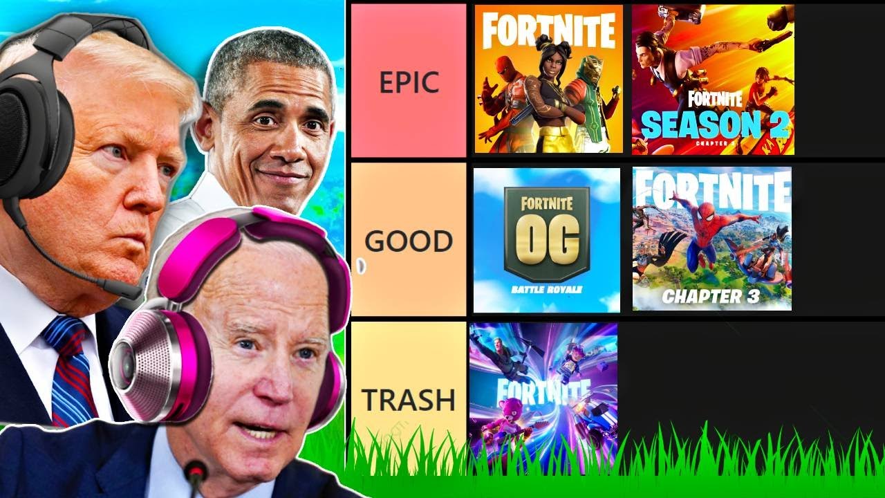 Presidents Rank Every Fortnite Season | Fortnite Seasons Tier List