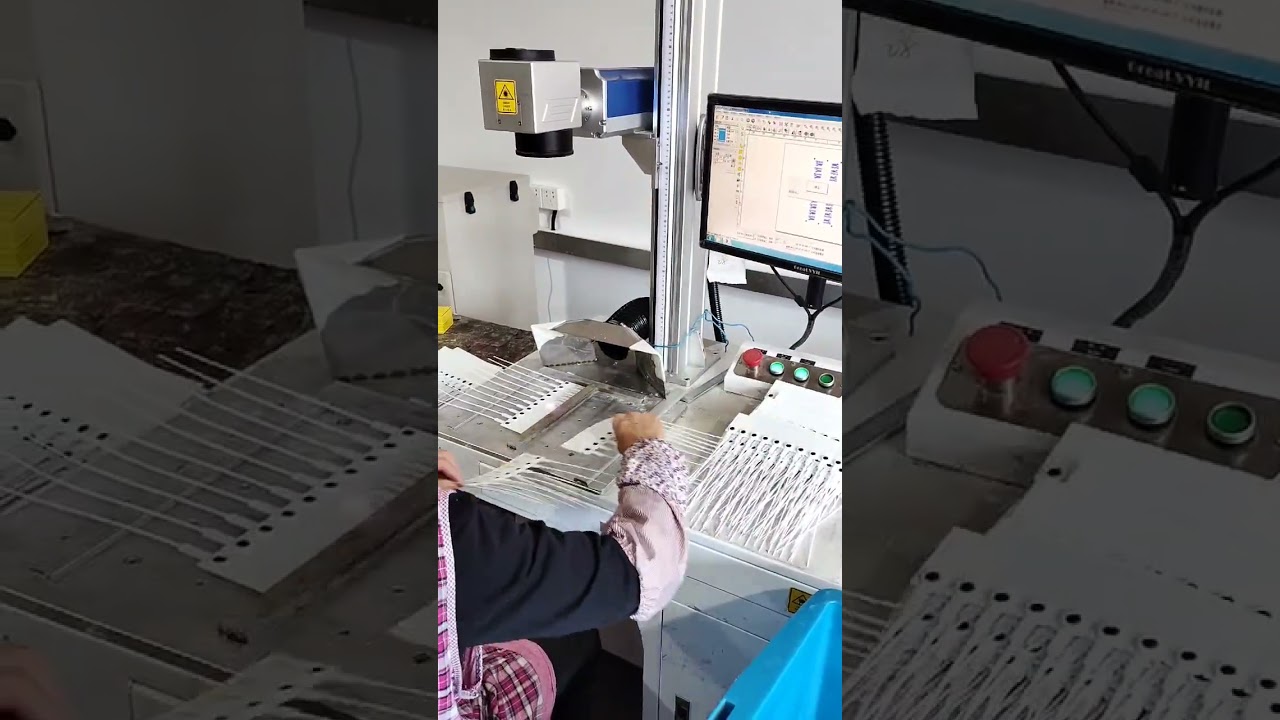Laser printing indicative plastic seal