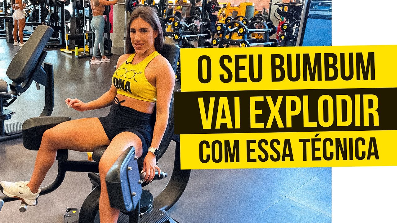 O SEU BUMBUM VAI EXPLODIR COM ESSA TÉCNICA NA CADEIRA ABDUTORA