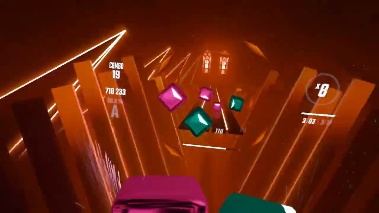 crazy=genius and victorious expert beat saber