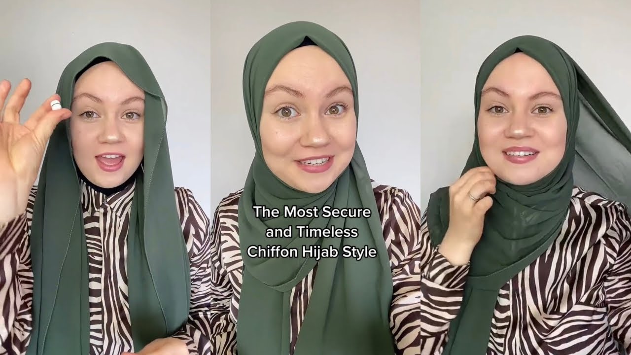 The Easiest, Most Secure and Timeless Chiffon Hijab Style [Step by Step Tutorial]