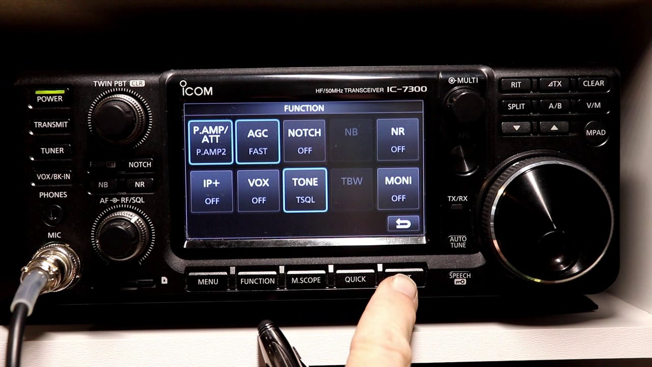 Icom IC7300 A to Z #29 FM & Repeater Settings