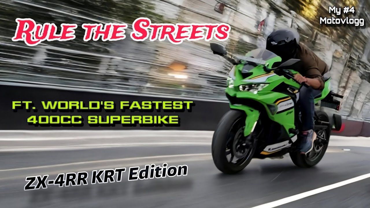 Ruling the Streets with World's fastest 400cc Superbike | City Rides ft.ZX4RR KRT #zx4rr #motovlog