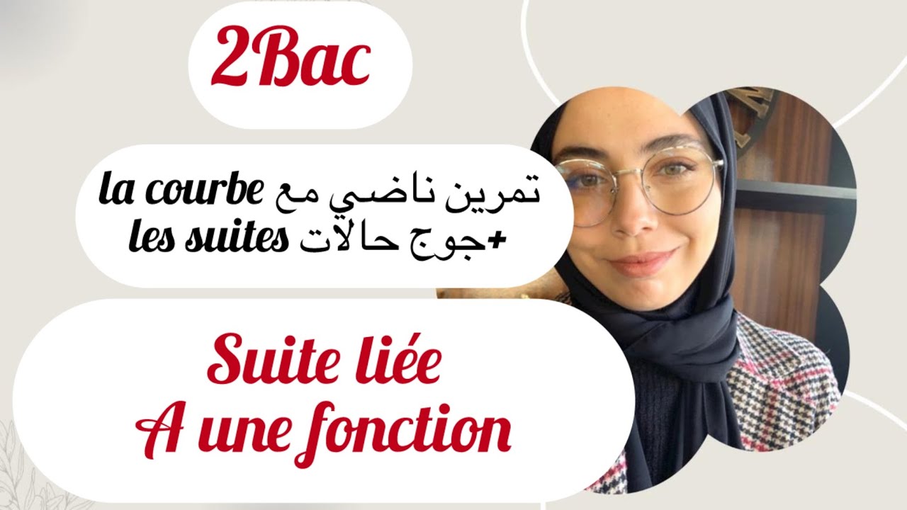 2BAC Biof :التمرين 4 من سلسلة العطلة ،( suite liée a une fonction numérique)