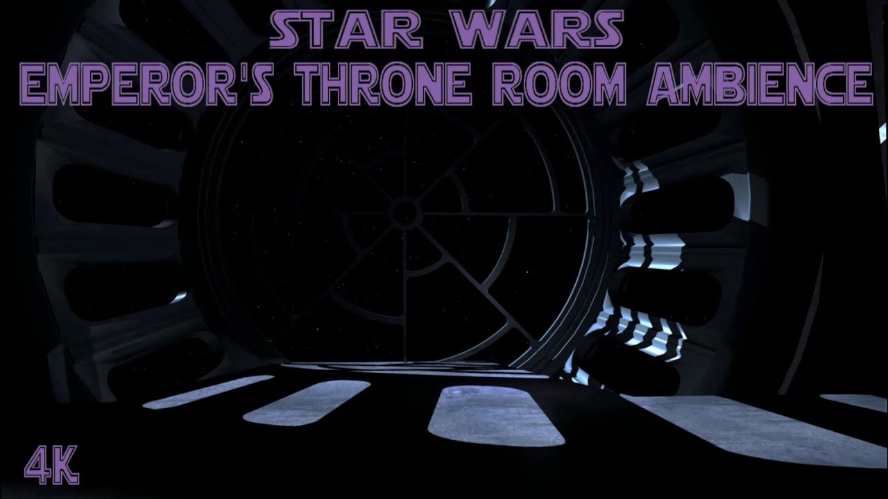 Star Wars Emperor Throne Room Ambient Landscape | ASMR 11 Hours 4K