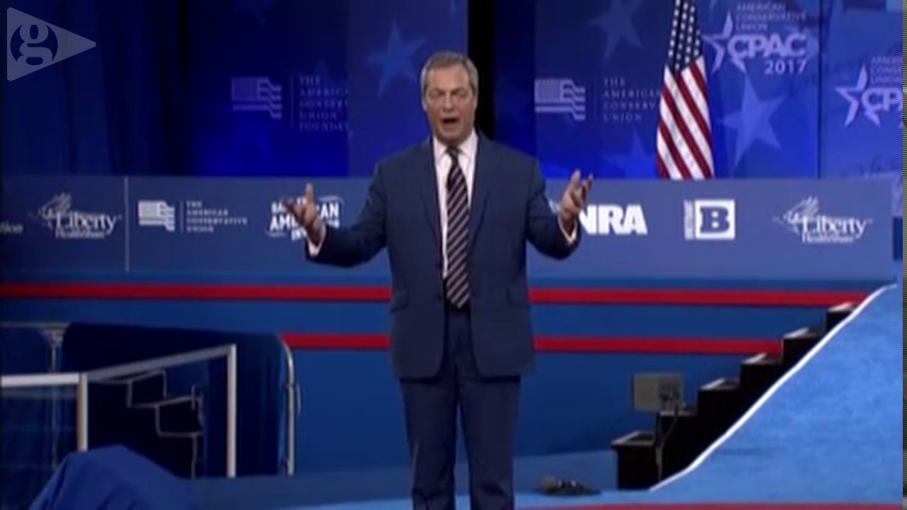 Nigel Farage addresses CPAC 2017 - live