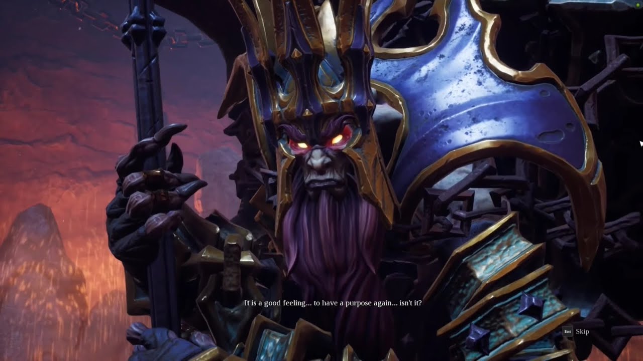 Lord of the Hollows all dialogue cutscenes Darksiders III
