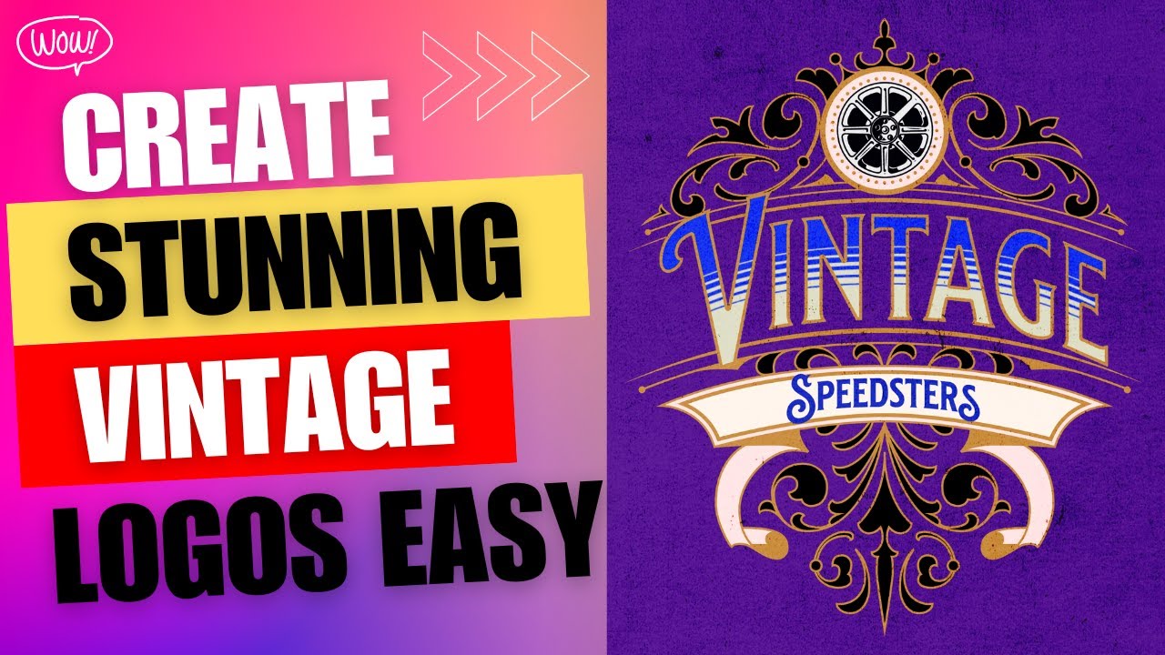 How To Create A Stunning Vintage Logo Easily