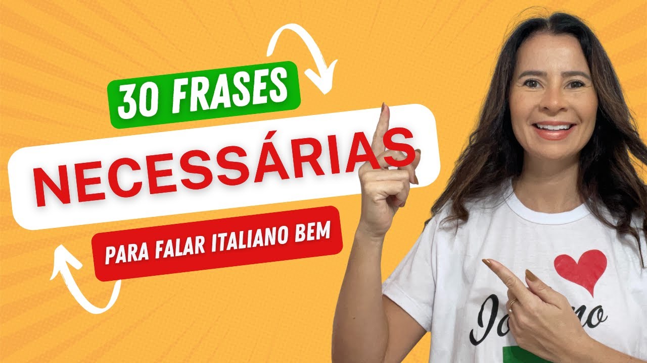 Aprenda italiano falando: 30 frases prontas para conversação