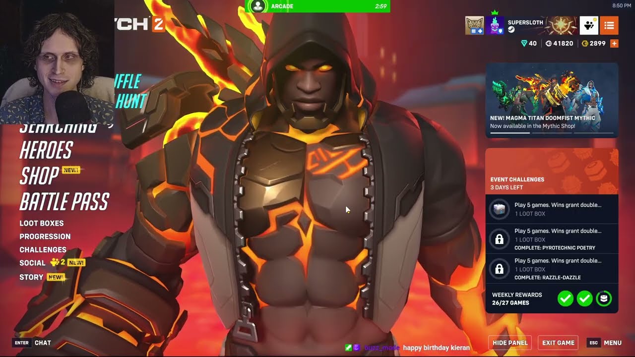 1/22/26: Junkrat's loot hunt! I LOOOVE LOOT! GAMING LOOT!! [Overwatch 2, Street Fighter 6]