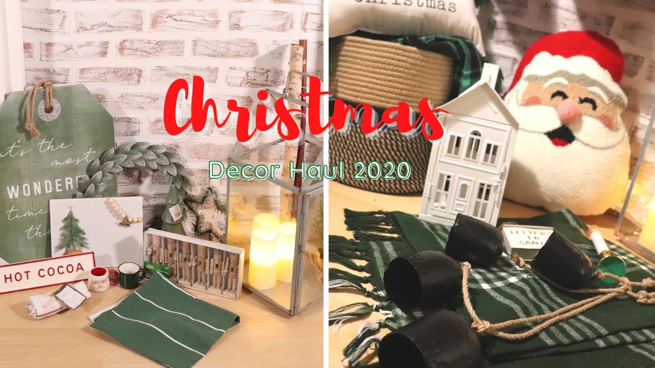 Christmas Decor Haul 2020 | Farmhouse Christmas Decor