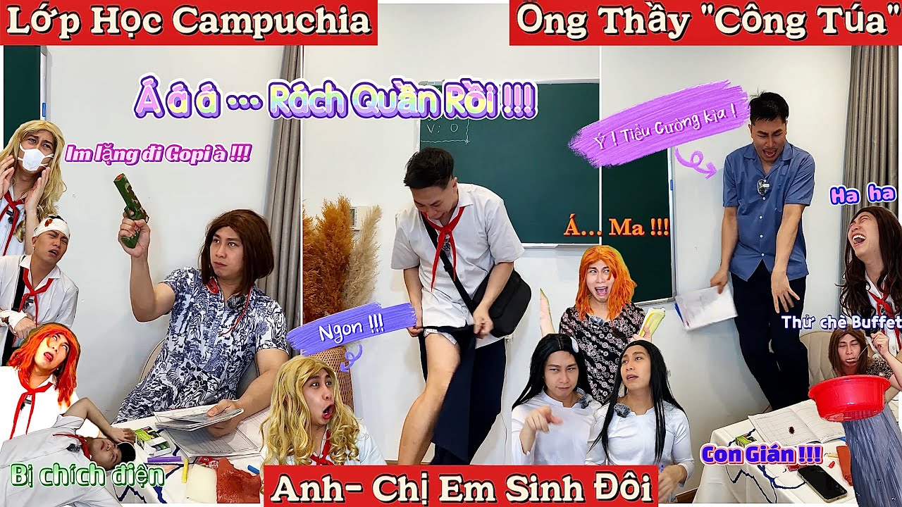 Tổng Hợp Video Ngắn Học Sinh #96 : Quần Bị Rách, Sinh Đôi, Thầy 