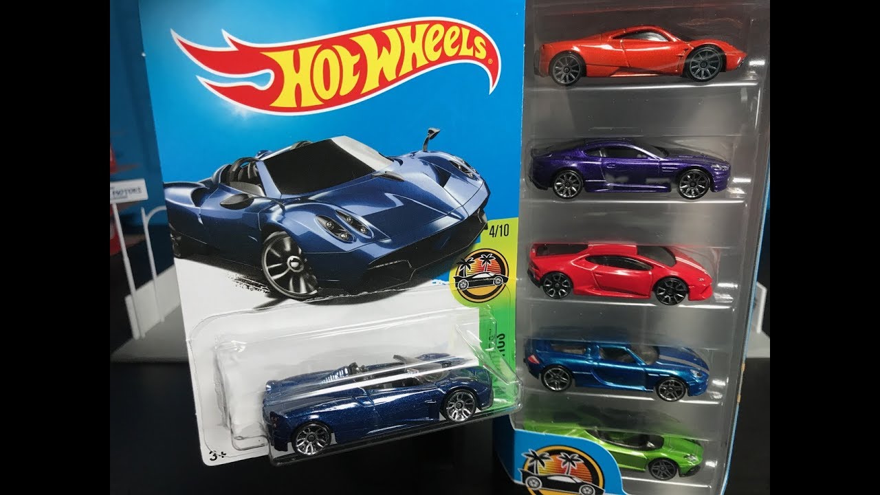 Lamley Showcase: 2017 Hot Wheels Pagani Huayra Roadster & Exotics 5-Pack