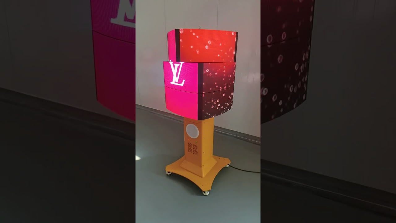 4 sided rotating led tower display