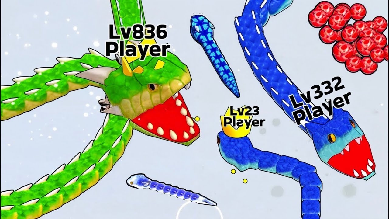 SNAKE CLASH ! io 🐍 MAX LEVEL ! EPIC SNAKE CLASH ! io🐍 BEST GAME EP 61