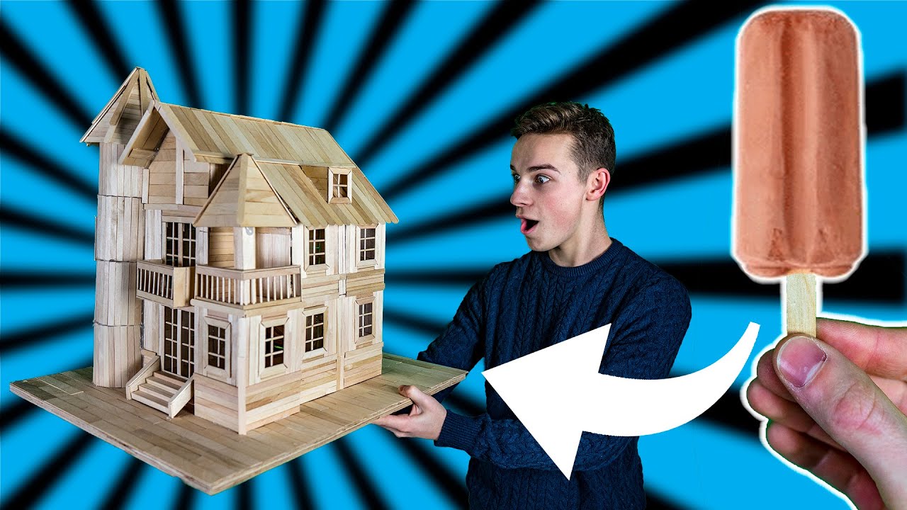 1000 BATONNETS DE GLACE POUR FAIRE UNE MAISON !