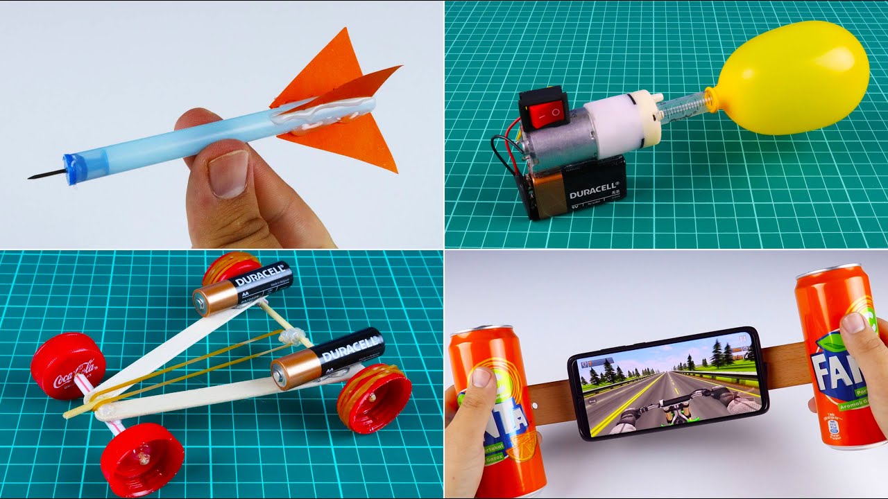 4 AMAZING HOMEMADE TOYS