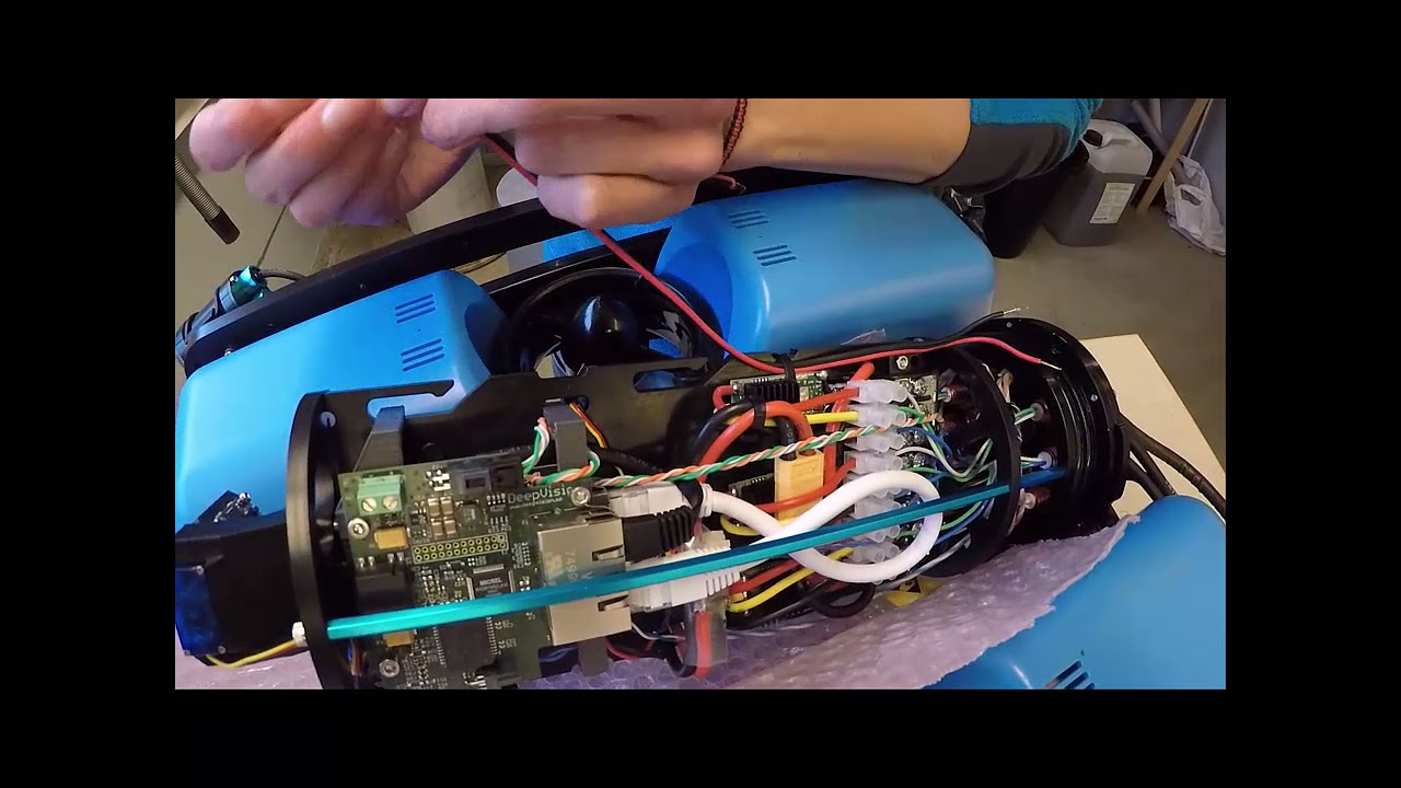 DeepVision Side scan installation on BlueROV2