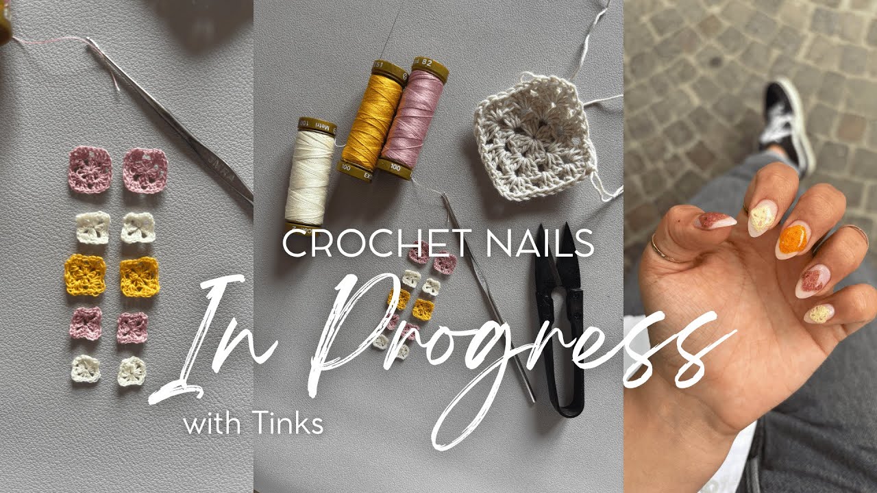Crochet but make it Nail Art!👀✨💅🏼In Progress: Who let me do this?