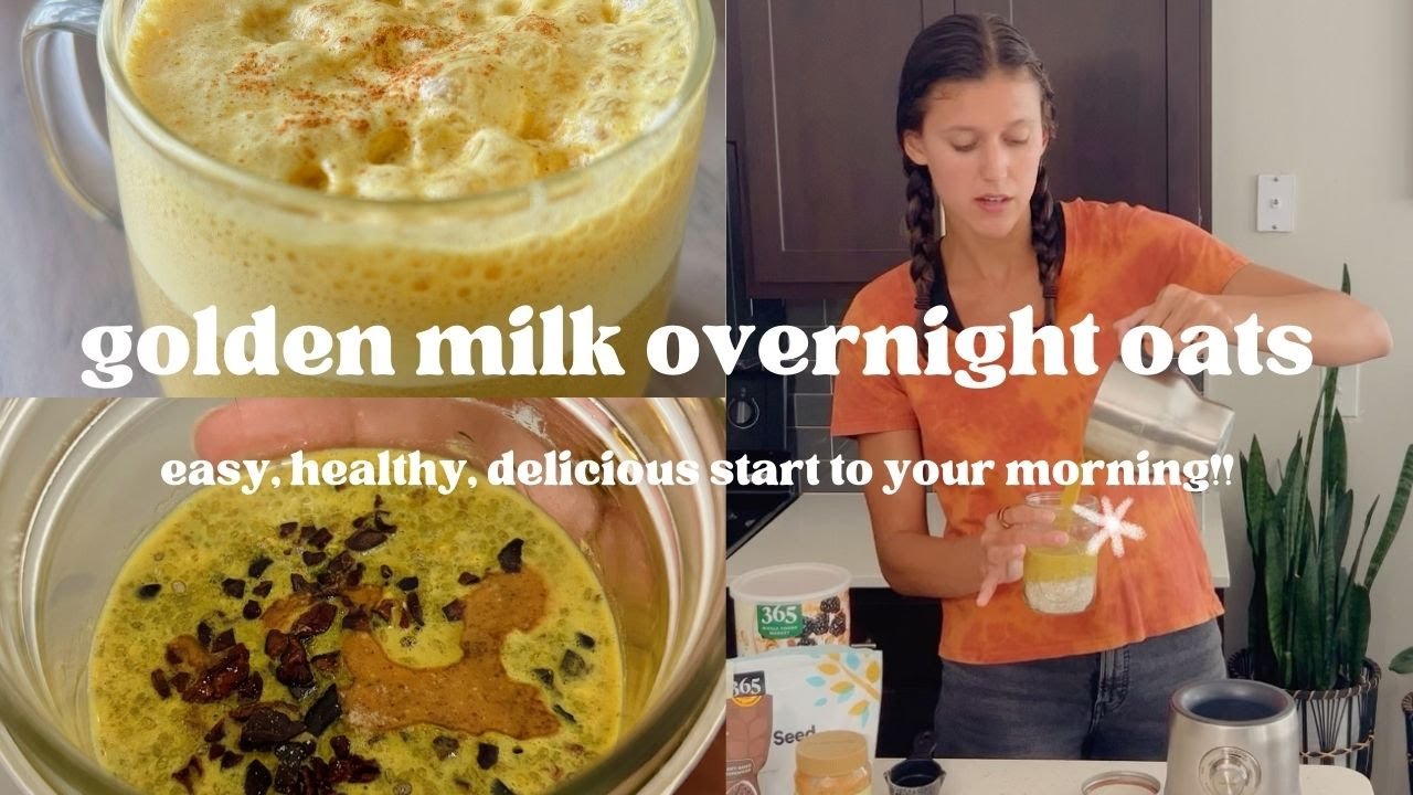 The Ultimate Golden Milk Overnight Oats Recipe: How to Make and Why It's Good for You!!!