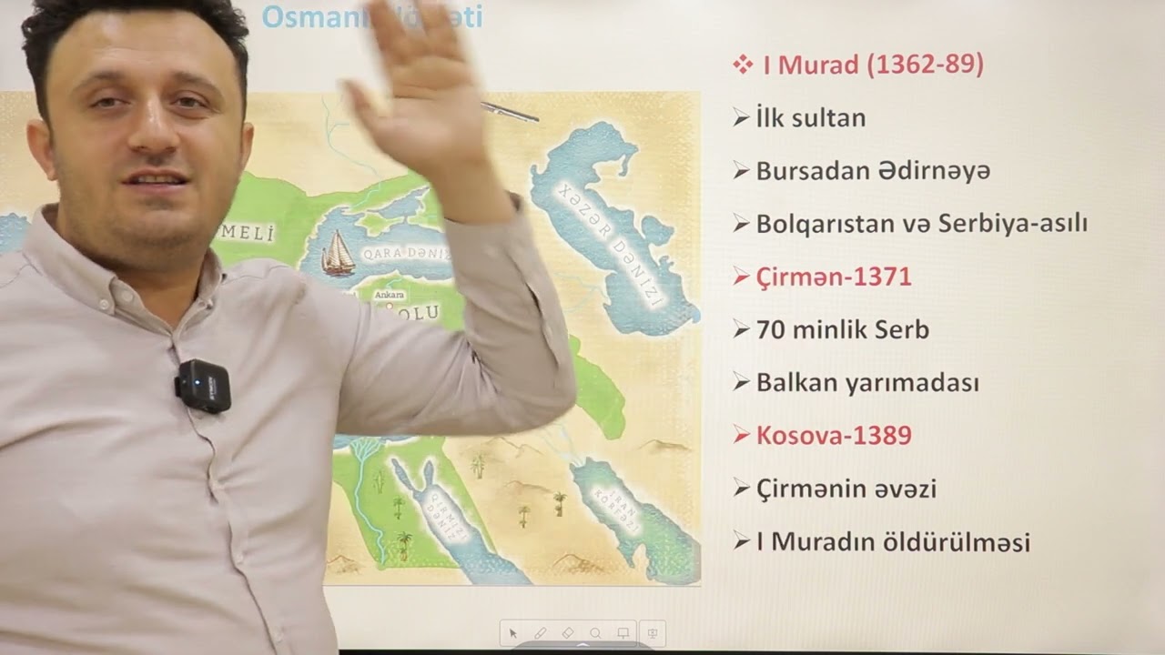 Osmanlı dövləti XIV-XVI əsrlərdə. (Yeni dərsliklər əsasında)