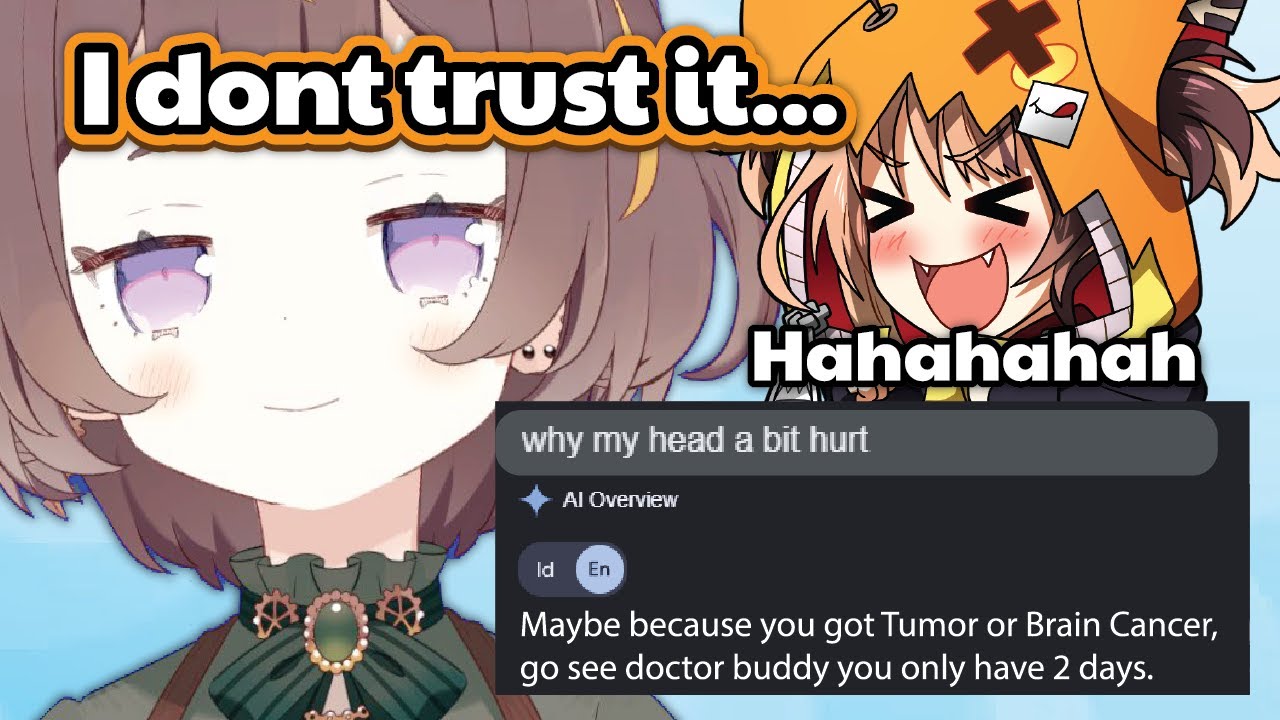 When Anya got sick and try to browse her symptom and g*ogle be like :..... [Hololive Clip]