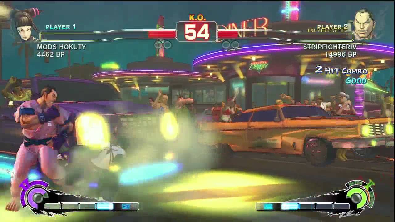 SSF4: MODS HOKUTY (Juri) VS STRIPFIGHTERIV (Dan)