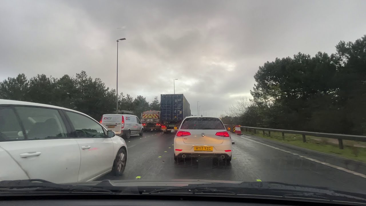 🇬🇧 Travel Out of Portsmouth at Rush Hour 8am | Fratton to Waterlooville | Relaxing ASMR