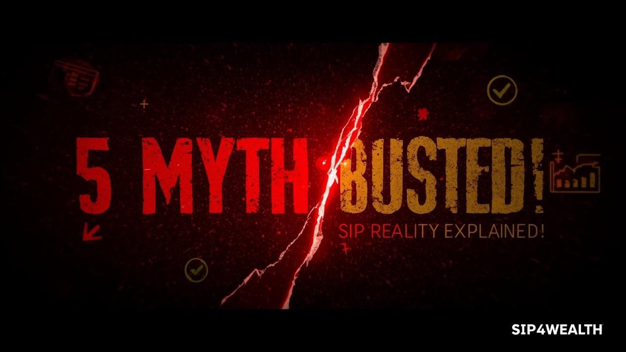 SIP Myths OUT, Smart Investing IN &ndash; Let&rsquo;s debunk 5 myths today! #mythsvsfacts #mutualfunds #viral