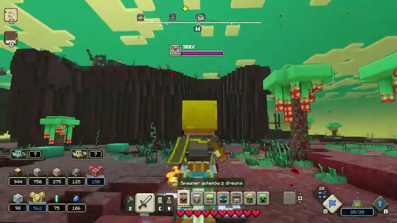 Minecraft Legends (9) walka z dewastatorem