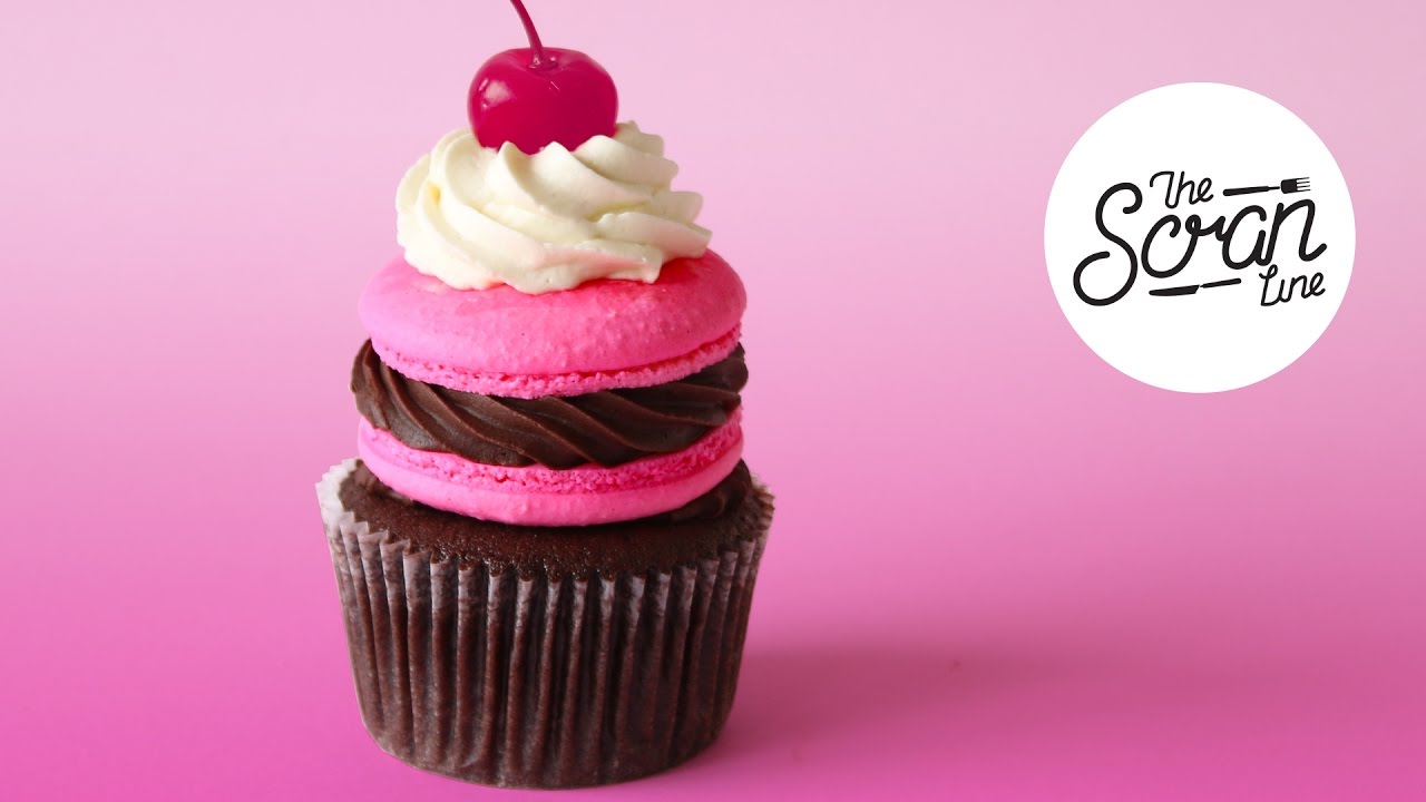MACARON CUPCAKES - The Scran Line